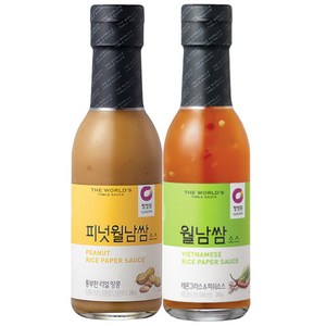 청정원 피넛월남쌈소스 240g 1개 + 월남쌈소스 240g 1개