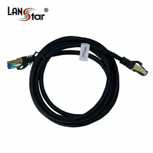 라인업시스템 라인업시스템 LANSTAR CAT.7 SSTP 다이렉트 산업용 망사 랜 케이블 LS-7NSTPD-50M (50m), 1개