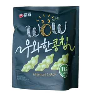 농심 우와한 콩칩, 42g, 4개