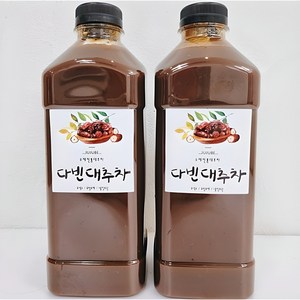 걸죽한 카페 수제대추차 진한대추즙 970ml, 1개입, 2개