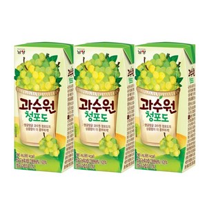 남양과수원 청포도 주스, 190ml, 48개