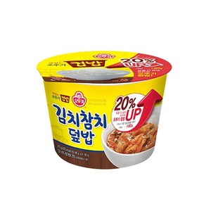 오뚜기 맛있는 컵밥 김치참치덮밥, 310g, 3개