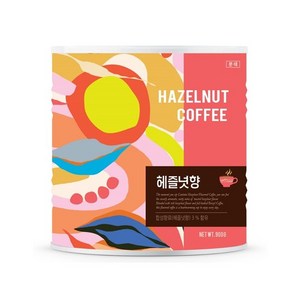 칸타타 헤즐넛향 원두커피, 핸드드립, 900g, 1개