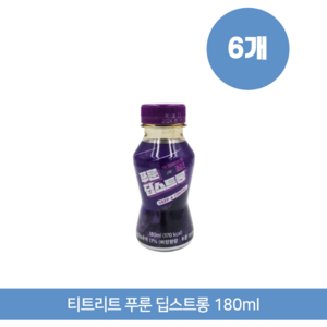 티트리트 푸룬 딥스트롱, 6개, 180ml