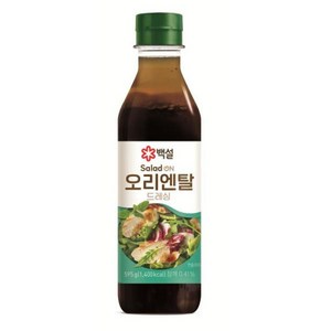 다이어트 건강 CJ 풍미 백설 오리엔탈 샐러드 드레싱 소스 대용량, 595g, 4개