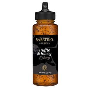 Sabatino Tatufi Tuffle Honey - 클로버 꿀 트러플 함유 스위트 앤 세이버 트러플 꿀 355ml(12온스), 1개, 340g