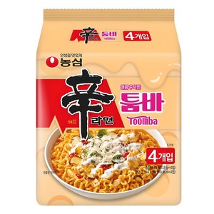 신라면 툼바 137g, 4개