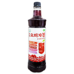 광야식품 진한 오미자청 원액 970ml, 1개