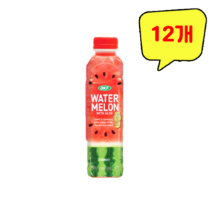 오케이에프) 워터멜론 제로슈가 수박음료, 500ml, 12개