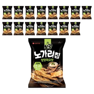 롯데웰푸드 오잉 노가리칩 청양마요맛, 60g, 16개