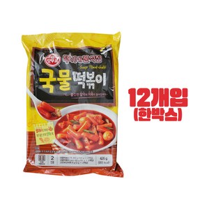 오뚜기 뚜기네 분식집 국물떡볶이 426g, 12개