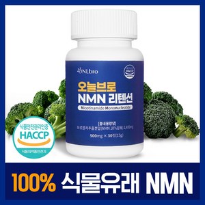 오늘브로 식물유래 NMN 리텐션, 1개, 30정