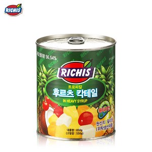 리치스 트로피칼 후르츠 칵테일 원터치, 850g, 2개