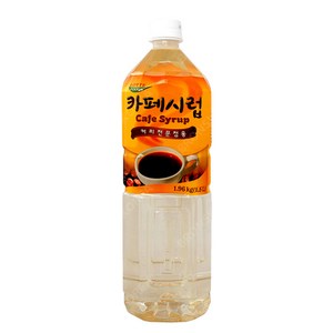 롯데 칸타타 카페시럽 1.5L 1개 커피원두 설탕 메이플 카페재료 토핑