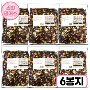 트릭시 카푸치노 커피 캔디, 2kg, 6개