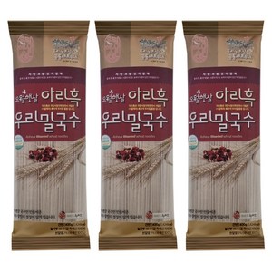 100% 국내산 검정밀로 만든 아리흑 국수 1.2kg(400g x3), 3개, 400g