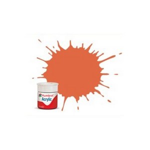 BBHRC2420 RC420 Orange Lining Matt - 14ml Acrylic, 단품, 1개