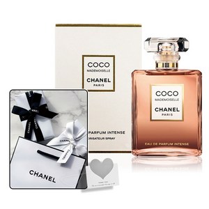 [국내당일발송] 샤넬 코코마드모아젤 엥땅스 (인테스) EDP 오드퍼퓸 50ml 백화점 무료선물포장+쇼핑백+선물카드, 1개
