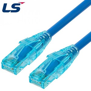 LS전선 NMX-LS6500BL CAT.6 UTP EZ 플러그 랜 케이블 50m (블루), 1개