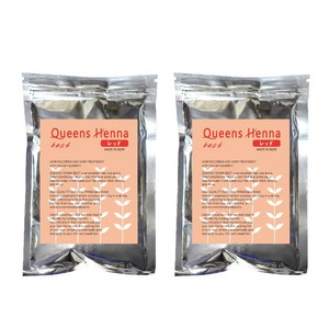 퀸즈헤나 베스트 (1+1) 한개사면 한개더 천연헤나염색약 100g Queens Henna, 레드, 2개