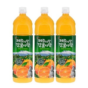 롯데 델몬트 제주사랑 감귤사랑, 4개, 1.5L