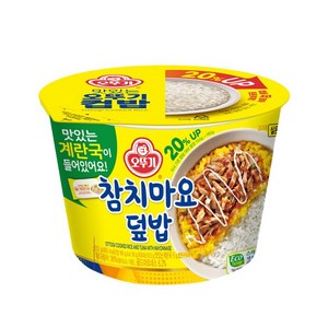 오뚜기 컵밥 참치마요덮밥 (+계란국이 추가되었어요!), 252g, 4개