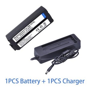 NB-CP2LH 배터리 충전식 및 충전기 캐논 셀피 NB-CP1LCG-CP200 CP1500 1800mAh, 1개