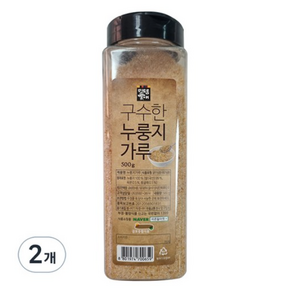 미드움애 구수한 누룽지 가루, 500g, 2개