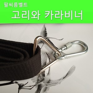 팔씨름벨트 팔씨름훈련기구 태권도 도복끈 도복띠 헬스기구, 160cm검정세트, 1개