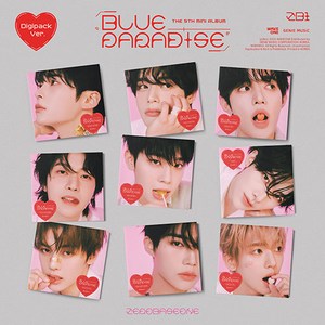 [특전 공식 포토카드 추가 증정] 제로베이스원 미니 5집 랜덤1종 BLUE PARADISE / Digipack Ve. / 디지팩