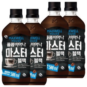 맥스웰하우스 마스터 블랙커피, 500ml, 24개