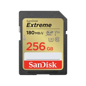 샌디스크코리아 공식인증정품 SD메모리 SDXC Exteme 익스트림 SDXVV 256GB, 1개