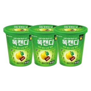 롯데제과 목캔디 허브 137g, 3개