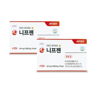 니프젠 스파이크 프리미엄 600mg, 2개, 30정