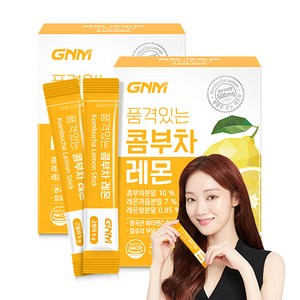 GNM 품격있는 콤부차 레몬 비타민C 유산균 분말 스틱, 150g, 30개입, 2개