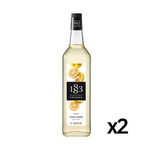 1883 루틴 레몬향 시럽, 1000ml, 2개