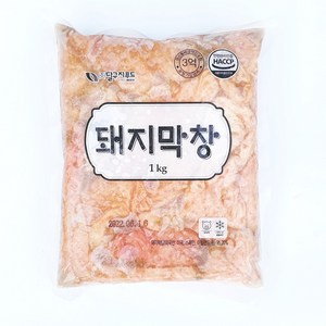 달구지 대용량 돼지 생막창 1kg, 1개