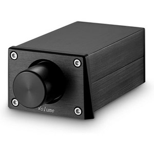 노브사운드 고정밀 패시브 프리앰프 볼륨컨트롤러 VOL컨트롤 HiFi ALPS RCAHiFi 버전블랙