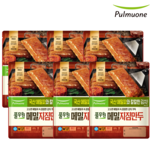 풀무원 메밀지짐만두(400g) x 6봉, 400g, 6개