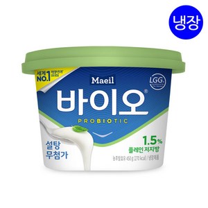 매일 바이오 플레인 요거트 저지방, 450g, 2개