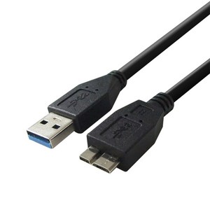 대원TMT USB3.0 마이크로B 케이블 0.5m/DW-MICR3-0.5M/충전+데이터 전송/USB3.0 Micro-B/5Gbps지원/4중 고밀도 쉴드/노이즈 방지, 1개, 0.5m