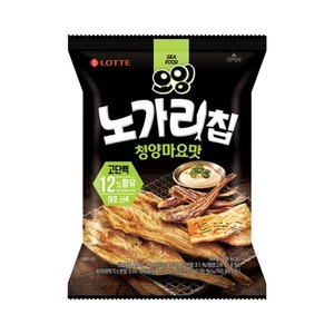 롯데 오잉 노가리칩 청양마요맛, 60g, 14개