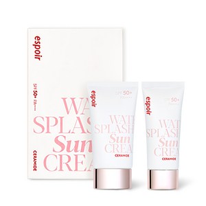 에스쁘아 워터 스플래쉬 선크림 세라마이드 세트 SPF50+ PA++++, 60ml, 1세트