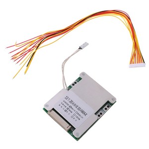 BMS 13S 48V 50A 18650 Li-ion 리튬 배터리 팩 보호 이퀄라이저 보드 PCB 밸런스 회로 보드 전기 자동차, 1개, 1개입