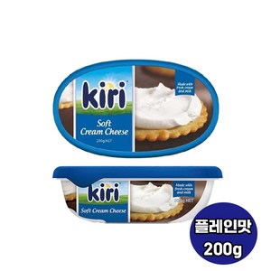 끼리 소프트 크림치즈 플레인 200g X2개입/냉장무료배송, 2개