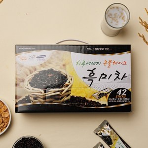 하늘농부 진도 흑미차 콘플레이크 개별포장, 42개입, 20g, 1세트