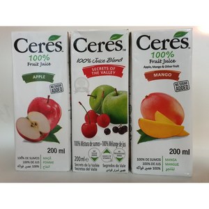 쎄레스 Ceres 애플 주스 200ml * 24팩, 24개, 사과