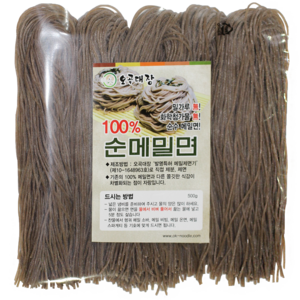 메밀국수500g(3~4인분) 글루텐프리면 100%메밀면 수입산 밀가루no, 500g, 1개