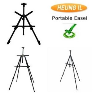 흥일 휴대용 테이블 이젤 수채화 유화 아크릴 / 옵션선택, 2단테이블37(날개x)