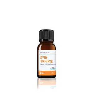 유기농 티트리 에센셜오일 5ml 10ml Tea Tee NATEVA, 1개